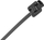 Lidhëse kabllosh metalike C3 0, 30cm x 6.3mm, set 10 copë, të zeza