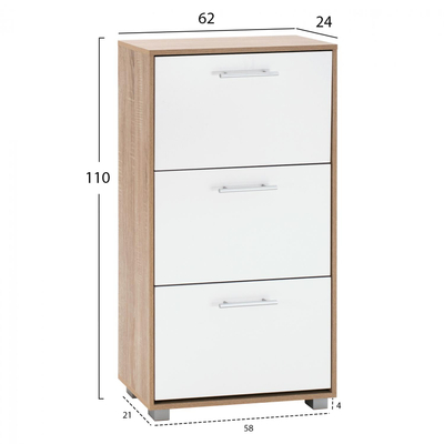 Dollap  këpucësh HM2221.06, bardhë