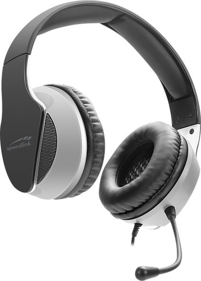 Kufje gaming Speedlink Hadow, stereo, me mikrofon, bardh e zi