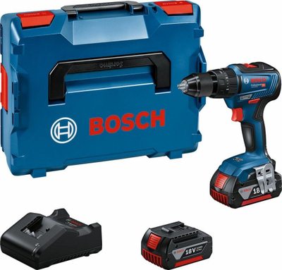 Trapan goditës pa kabllo Bosch GSB 18V-55, 18V, 55Nm, blu