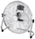 Поден вентилатор Blow 12\"/30cm, 70W, метален, сребрен