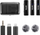 Mikrofon wireless lavalier Boya BoyaLink, me marrës Lightning USB C 3.5mm, me kuti karikimi, i zi