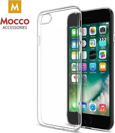 Mbështjellës telefoni Mocco Ultra për iPhone 6 Plus / 6S Plus, silikon 0.3 mm, transparent