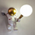 Lampë muri Artdeco AMTL Astronaut, LED, 34cm, e bardhë