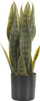 Bimë artificiale Beliani SNAKE PLANT, 40 cm, vazo plastike, e gjelbër