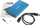 Kornizë Natec RHINO GO SATA, USB 3.0, 2.5", e kaltër