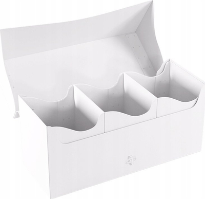 Кутија за карти Gamegenic Triple Deck Holder 300+ XL, капацитет 300 карти, бела
