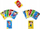 Loja me letra Mattel UNO Junior Move, për kalamaj 3+, 2-4 lojtarë, shumëngjyrëshe