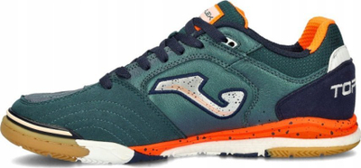 Atlete futsalli Joma Top Flex Rebound 2417 IN, taban antirrëshqitës, Rebound, jeshile portokalli