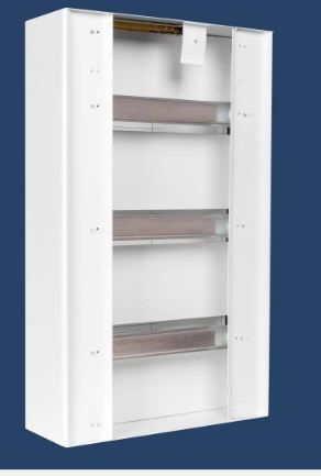 Kasetë shpërndarëse modulare Karwasz RN-48 Z, 3 x 16 module, montim sipërfaqësor IP30, e bardhë