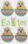 Stickers vetëngjitës me kristale Brewis Easter Chicks, set për zbukurime, ngjyra të përziera