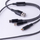 Kabllo karikimi Maxlife ALLin1, USB dhe USB-C në Lightning dhe 2x USB-C, 1 m 66W, e zezë