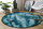 Tapet rrumbullak Strado Ombre, Shaggy, 90x90 cm, blu e errët