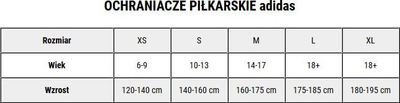 Mbrojtëse futbolli adidas Tiro Club JV6750, EVA, me rripa, e bardhë