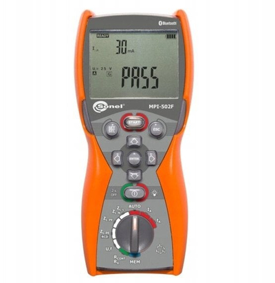 Matës parametrash instalimi Sonel MPI-502F, profesionist, portativ, portokalli