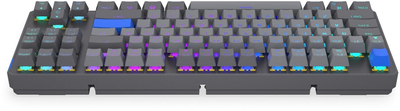 Tasirë mekanike Endorfy Thock V2 TKL Wireless, 87 taste, ARGB, gri