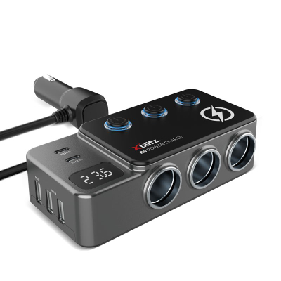 Karikues makinë Xblitz R9 Power Charge, 35W, USB A dhe USB C, i zi