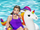 Unazë notuese Bestway Unicorn 36159, 119cm, shumëngjyrëshe