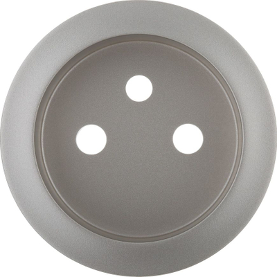 Kapak plastik Legrand 0 684 12, 3 vrima, rrethor, gri