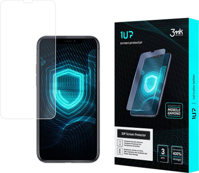 Folie mbrojtëse 3MK 1UP për iPhone XS Max 11 Pro Max, set 3 copë, transparente