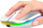 Maus wireless AK211C, RGB, Bluetooth 2.4GHz, rose gold