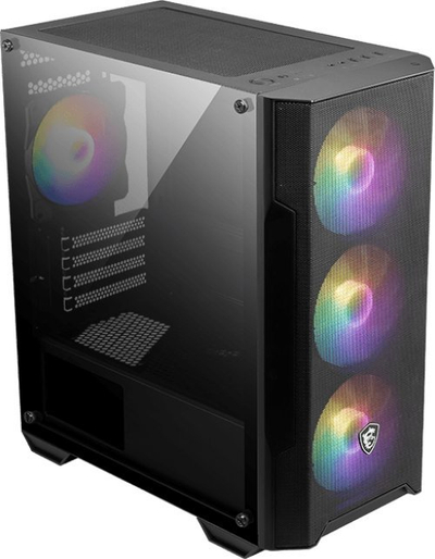 Kullë kompjuterike MSI MAG Forge M100A, micro ATX, ARGB, e zezë