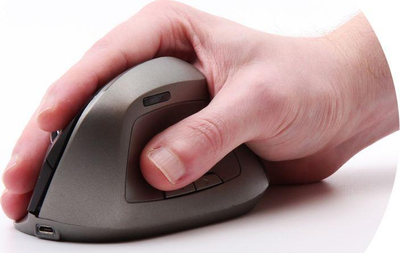 Глушец Ordissimo Ergonomic, wireless, USB, сива