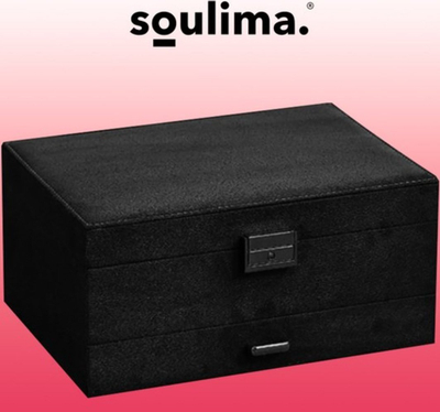 Soulima Кутија за Накит 22262, Црна