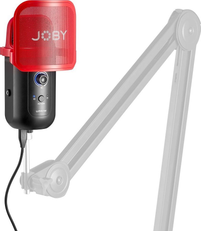 Mikrofon studio Joby Wavo POD, USB, për podcast-e dhe streaming, i zi