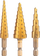 Set stërvitjesh NEO TOOLS 08-948, 3 copa, për llamarinë, i artë