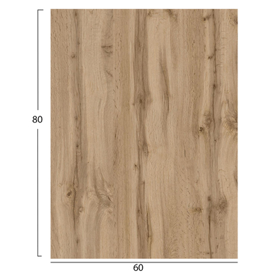 Pllakë tavoline HPL Sonama Oak, drejtkëndore, 60x80 cm, ngjyrë dru lisi
