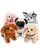 Lodër pelushi Happy Pets Playful Puppy Pals, interaktive, qenush që lëviz, shumëngjyrëshe