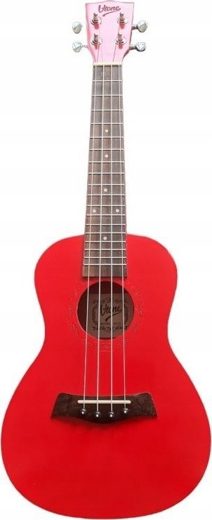 Ukulele koncerti V-Tone UK23, 23", trup druri linden, e kuqe