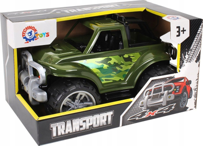 Makina lodër off road Teka Military, dizajn ushtarak, për fëmijë 3+