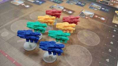Shtesë loje tavoline Games Unplugged Dune Imperium Dreadnought, 8 figurina, rezinë, shumëngjyrëshe