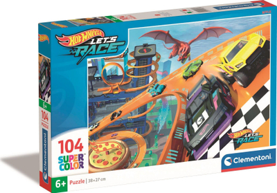 Set lodrash Clementoni Hot Wheels, 104 pjesë, shumëngjyrësh