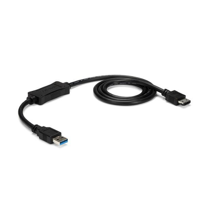 Kabllo adapter USB 3.0 në eSATA StarTech USB3S2ESATA3, 1 m, 5 Gb/s, e zezë