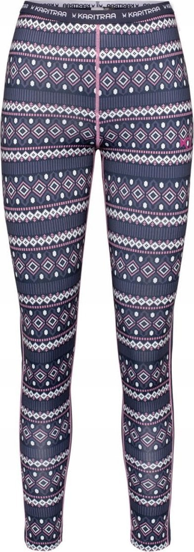 Термоактивни хеланки Kari Traa Lune Pant W, за жени, геометриски модел, шарени