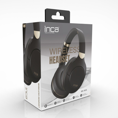 Kufje Bluetooth Inca IBK-503S, mono, BT 5.3, USB C, të zeza