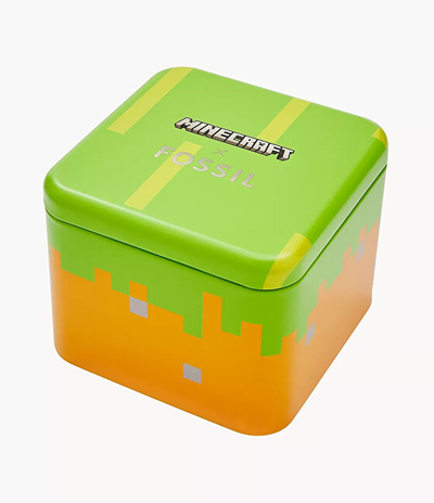 Byzylyk për meshkuj Fossil Minecraft x Fossil JFC04861001, i zi