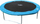 Trampolinë për kalamaj Masterjump Super 365 cm, strukturë e fortë, për oborr