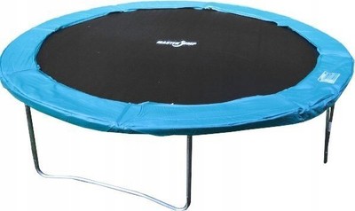 Trampolinë për kalamaj Masterjump Super 365 cm, strukturë e fortë, për oborr