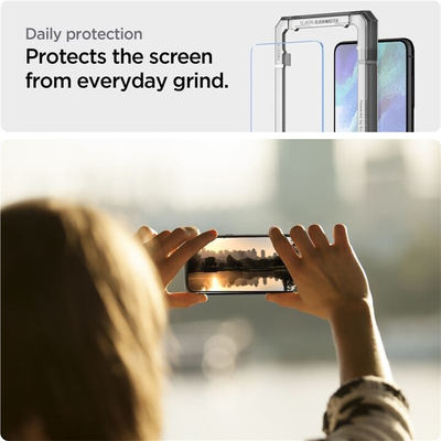 Xham mbrojtës Spigen Glas.tR AlignMaster për Samsung Galaxy S21 FE 5G, 2 copë