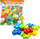 Lodra ndërtimi Trifox Construction Bricks Puzzle, 130 copa, shumëngjyrëshe