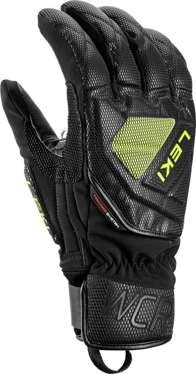 Doreza ski Leki WCR C Tech 3D, për çuna, për dimër, të zeza