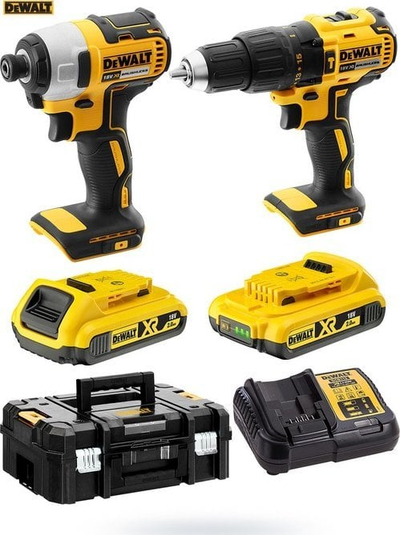 Set veglash elektrike Dewalt DCK2060D2T QW, 6 pjesë, 18V Li Ion