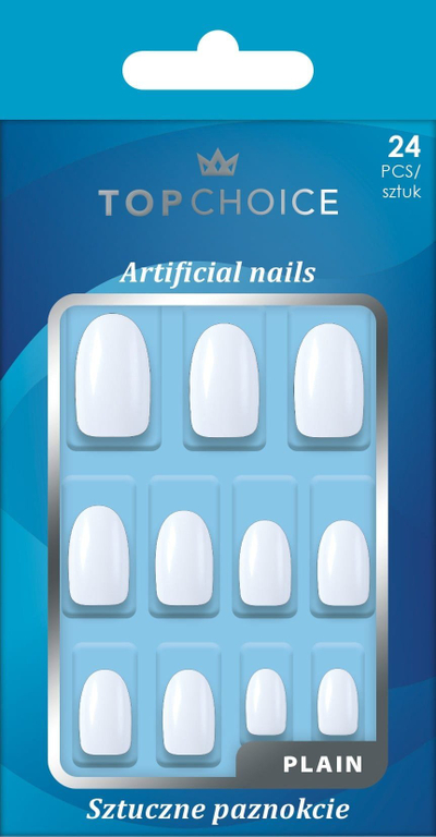 Thonj artificial Top Choice 78392, set 24 copë, ngjyrë neutrale