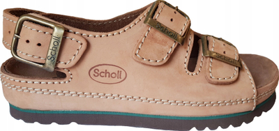 Sandale Dr. Scholl's Air Bag, lëkurë nubuck, madhësia 40, ngjyrë bezhë