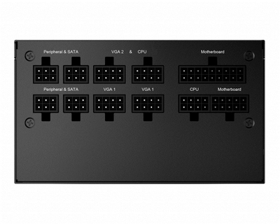 Burim energjie MSI MPG A650GF UK, 24-pin ATX, 650 W