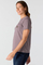 Bluzë T-shirt për femra Carhartt Irvine Relaxed, pamuk, xhep në gjoks, vjollcë Ash Berry Heather
